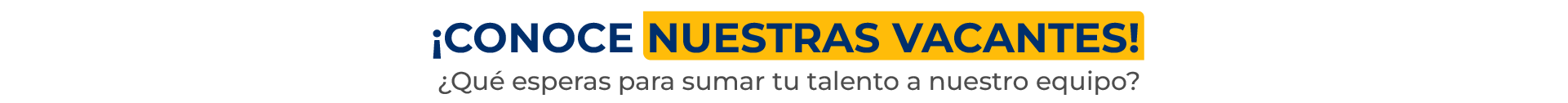 Vacantes